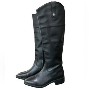 Sam Edelman Women’s Boots Riding Leather Black Size 7 NEW